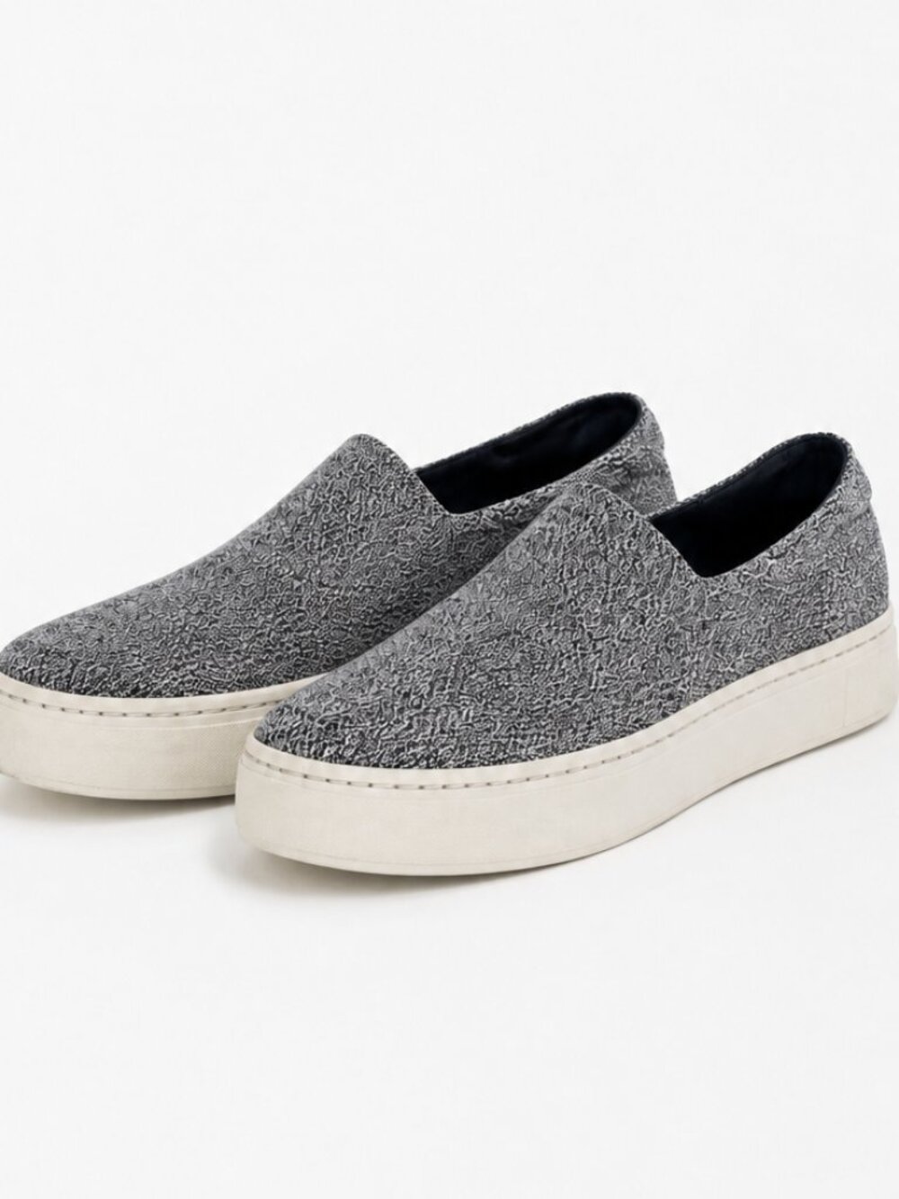 Vince Walsh Platform Slip On Sneaker in Marl Grey Size 9
